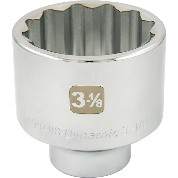 1" Drive, 3-1/8" SAE Socket, 6 Points